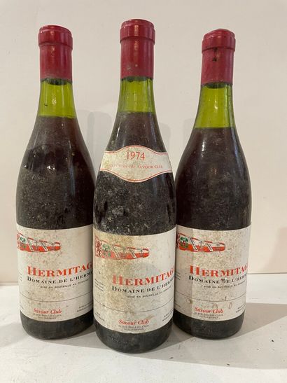 null 3 bottles of Hermitage domaine de l'HERMITE 1974

Selection of the Savour Club

Slightly...