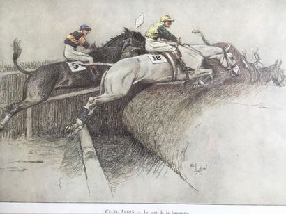 null D'après Cecil ALDIN

Le saut de la banquette et Au grand national Steeple-Chase...