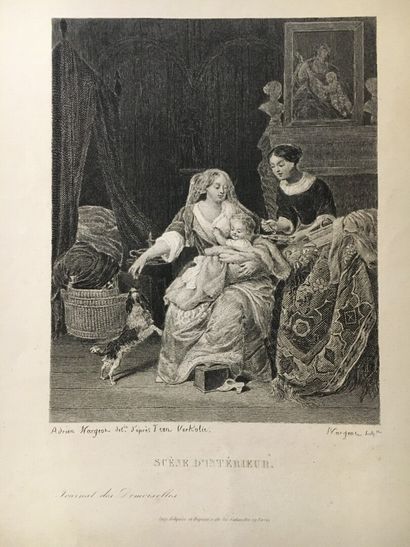 null 89 lithographs, 19th and 20th century, including:

Kings, queens and public...