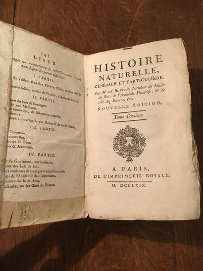 null BUFFON 18th century

General and particular natural history with the description...