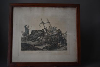 null After Carle VERNET (1758-1836) Road to Naples and Market Road 

Two engravings

35...