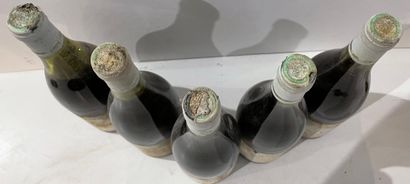 null 5 bouteilles de Mercurey 1976 - SAVOUR CLUB

Etiquettes abîmées. Une basse....