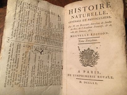 null BUFFON 18th century

General and particular natural history with the description...