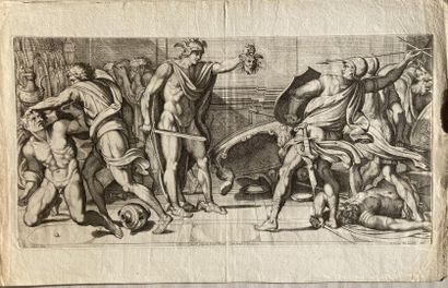 D'après Annibal CARRACHE, gravé par CESIUS. After Annibal CARRACHE, engraved by CESIUS....