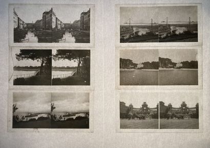 [Marseille]. Ensemble de plaques de photographies en verre [Marseille]. Set of glass...