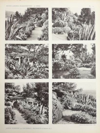 [Jardins]. 5 volumes. [Jardins]. RIOUSSE (André) ; PECHÈRE (André). Petits jardins...