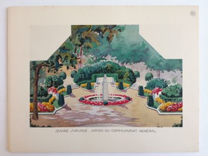 [Jardins]. [Art déco]. MARRAST (Joseph). Jardins. MCMXXV. Paris, Ch. Moreau, 1926....