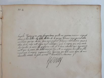 HENRY IV ; LASTEYRIE (Charles-Philibert de), [Éd.]. Lettres autographes et inédites...