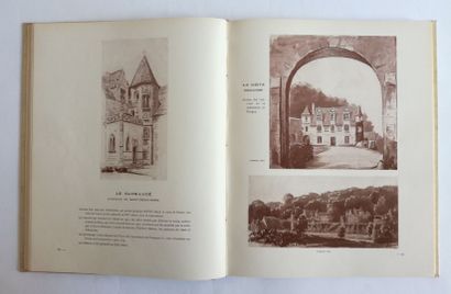 REILLE (Karl). Deux cents châteaux et gentilhommières d'Indre-et-Loire. Tours, imp....