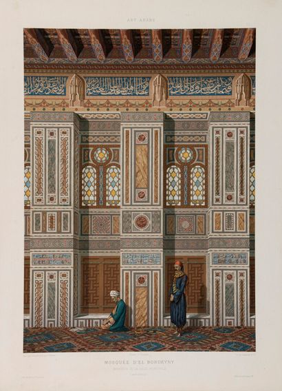 PRISSE D'AVENNES (Émile). L'art arabe d'après les monuments du Kaire depuis le VIIe...