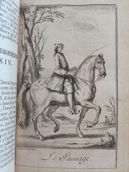 LA GUÉRINIERE (François Robichon de). École de cavalerie contenant la connoissance,...