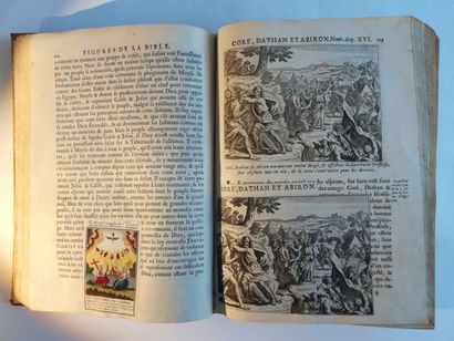 [Bible illustrée. Français. 1713]. HISTOIRE (L') du Vieux et du Nouveau Testament...