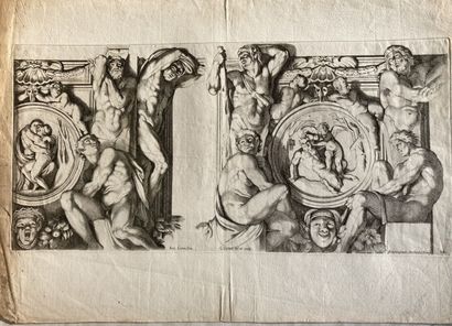 D'après Annibal CARRACHE, gravé par CESIUS. After Annibal CARRACHE, engraved by CESIUS....