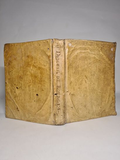 [Manuscrit]. [Berry]. DIOCÈSE (Le) de Bourges. Manuscrit du XVIIIe siècle.