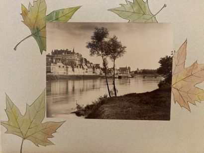 [Album]. [Touraine]. [Bretagne]. Album comprenant 104 photographies sur la Touraine...