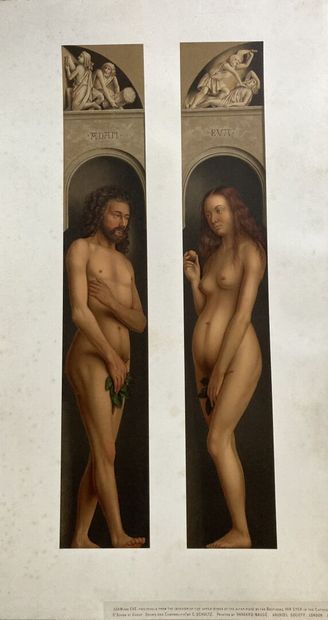 D'après Van EYCK. After Van EYCK. 


Adam and Eve; Portraits of Judovicus VYTS, Lord...