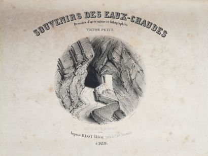 [Pyrénées]. PETIT (Victor). Souvenirs des Eaux-Bonnes. [Suivi de] : [Pyrénées]. PETIT...