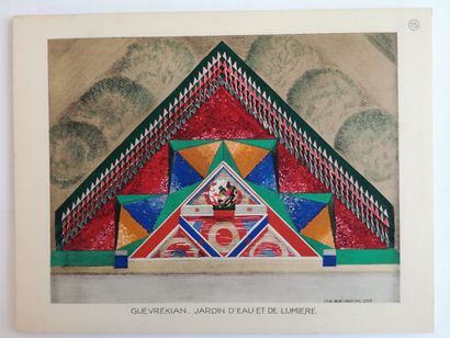 [Jardins]. [Art déco]. MARRAST (Joseph). Jardins. MCMXXV. Paris, Ch. Moreau, 1926.