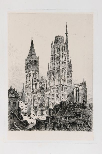 ROUEN ILLUSTRÉ par P. Allard, l'Abbé A. Loth, Vicomte R. d'Estaintot, Paul Baudry,...