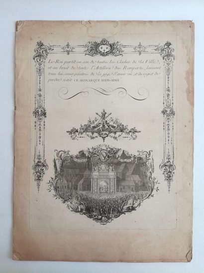 [Alsatica]. WEIS (Johann Martin). [Représentation des fêtes données par la ville...