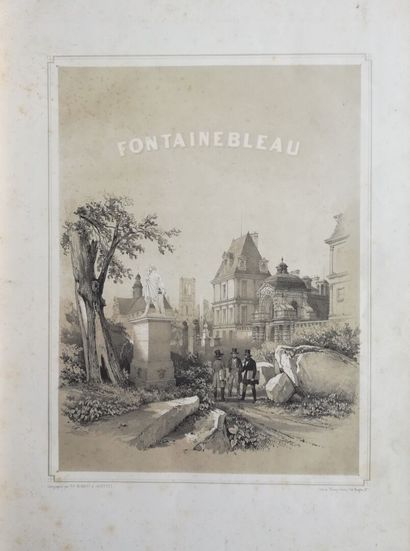 BENOIST (Philippe). Fontainebleau. Paris, Bulla ; Fontainebleau, Denecourt, [vers...