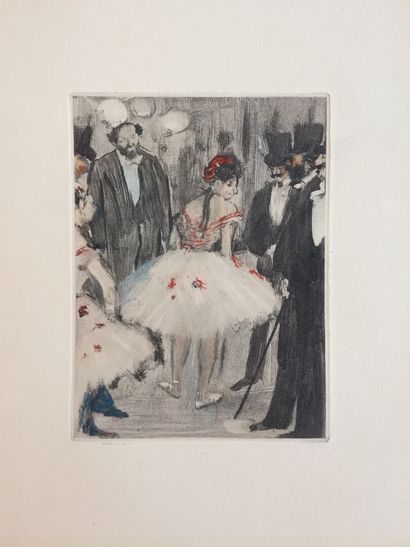 DEGAS. - [HALÉVY (Ludovic). La famille Cardinal. Paris, Blaizot, 1938]. DEGAS. -...