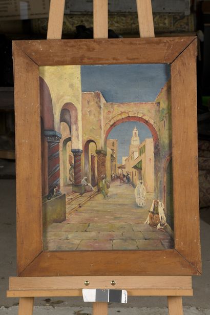 L. LORRAIN L. LORRAIN.


Alley in North Africa. 


Oil on panel signed and dated...
