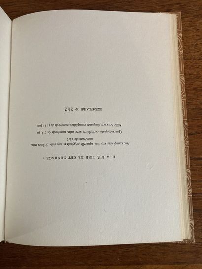 [Chasse]. 4 volumes. PRESTRE (William. A). Roquemaure. Paris, La Toison d'or, 1953....