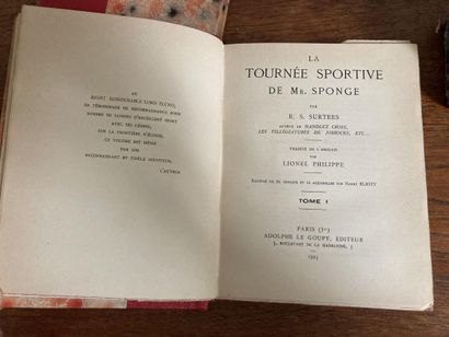 SURTEES (R. S.). La tournée sportive de Mr. Sponge. A Paris, chez Adolphe Le Goupy,...
