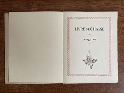 [Chasse]. 3 volumes DIX HISTOIRES DE VÉNERIE. Paris, Hazan, 1952. In-4, demi-basane...