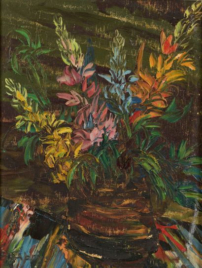 Léon SCHWART ABRYS (1905-1990) Leon SCHWART ABRYS (1905-1990).


Bouquet of flowers.


Acrylic...