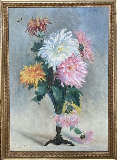 A BARET-LEVEL. A BARET-LEVEL. 


Bouquet of flowers in a vase, 1901. 


Oil on canvas...