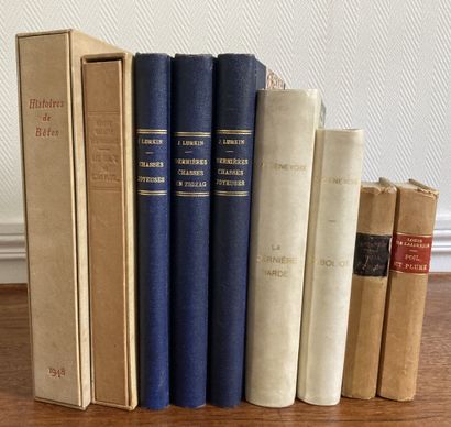 [Chasse]. 9 volumes. 