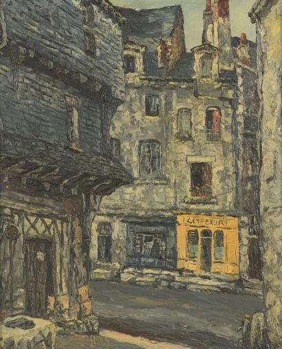André BOYER (1909-1981) André BOYER (1909-1981).


Street of Chinon. 


Oil on canvas...
