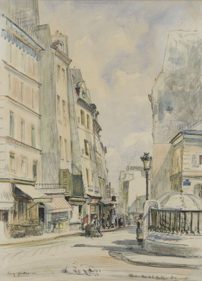 null Eugène Véder (1876-1936)

Paris - Rue de la Montagne Sainte-Geneviève

Watercolor...