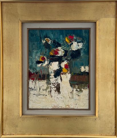 null Diamantino RIERA (1912-1961)

Bouquet of flowers, 1958

Canvas.

Signed lower...