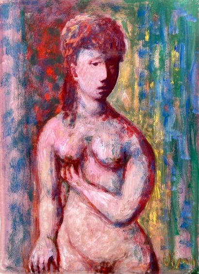 null Sylvain VIGNY (1903-1970)

Femme nue et un portrait

Deux gouaches sur carton.

Signé...