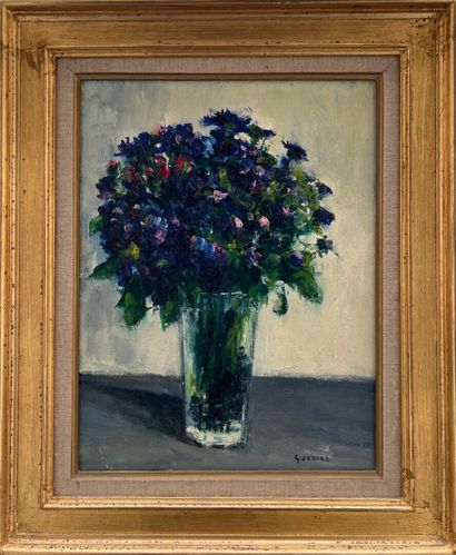 Gaston SEBIRE (1920-2001) 
Bouquet de fleurs...