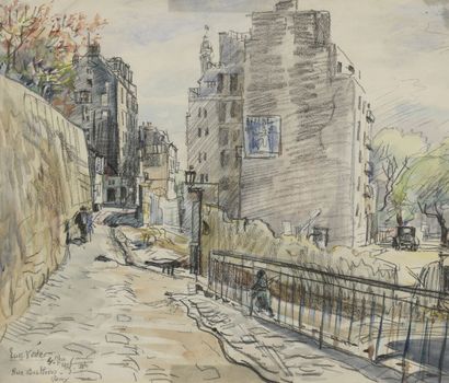 Eugène Véder (1876-1936) 
Rue Berthon Passy...