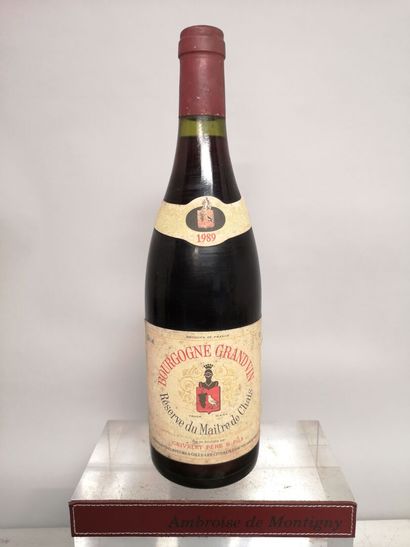null 1 bouteille BOURGOGNE "Reserve du Maitre de Chai" - GRIVELET Père & Fils 1989...