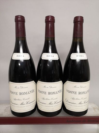 3 bouteilles VOSNE ROMANEE - MEO CAMUZET...