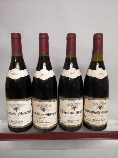 4 bouteilles CHAMBOLLE MUSIGNY - B. AMIOT...