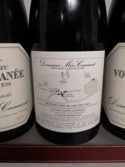 null 6 bouteilles VOSNE ROMANEE 1er Cru "Les Chaumes" - MEO CAMUZET 2001