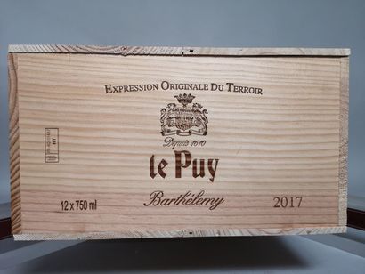 null 12 bottles Château Le PUY Cuvée "Barthélémy" - Francs Cotes de Bordeaux 2017...