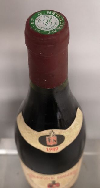 null 1 bottle BOURGOGNE "Reserve du Maitre de Chai" - GRIVELET Père & Fils 1989 Label...
