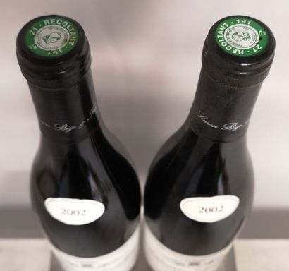 null 2 bouteilles LATRICIERES CHAMBERTIN Grand cru - Simon BIZE 2002 1 étiquette...