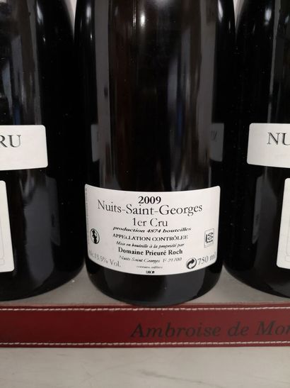 null 6 bottles NUITS SAINT GEORGES 1er Cru - PRIORÉ ROCH 2009