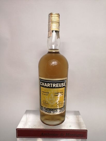 null 1 bottle CHARTREUSE Yellow TARRAGONE - Carthusian Fathers Period 1973 to 1985...
