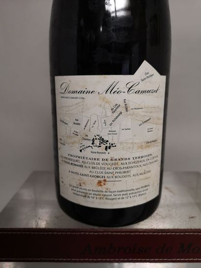 null 1 bottle VOSNE ROMANEE 1er Cru "Les Chaumes" - MEO CAMUZET 2007 Label and back...