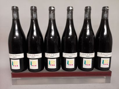 null 6 bottles VOSNE ROMANEE "Les Clous" - PRIEURÉ ROCH 2007 Labels and back labels...